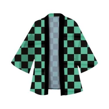 Imagem de Cosplay De Anime Japonês Para Homens E Mulheres: Kimono Tanjiro Nezuko