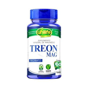 Imagem de Treon Mag (Magnésio Treonato) Unilife 60 cápsulas