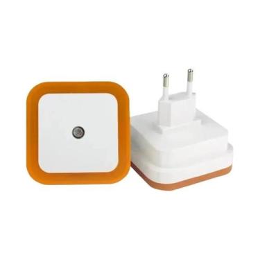 Imagem de Luz Noturna LED Sem Fio Para Bebês E Crianças, Mini Quadrada, Plugue E