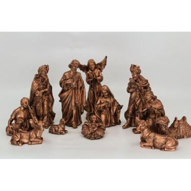 Imagem de Presépio completo com 12 Peças  - Prateado