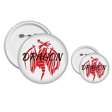 Imagem de Kit de artesanato de broches com asas de dragão do leste oeste