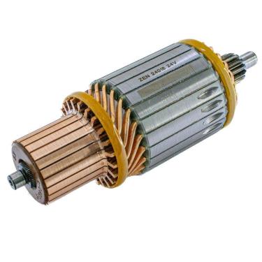 Imagem de Induzido Do Motor De Partida Scan P124 Volvo FH420 FH520 Atron Axor Constellation 13180 15180 Iveco 24V 13 Estrias - ZEN