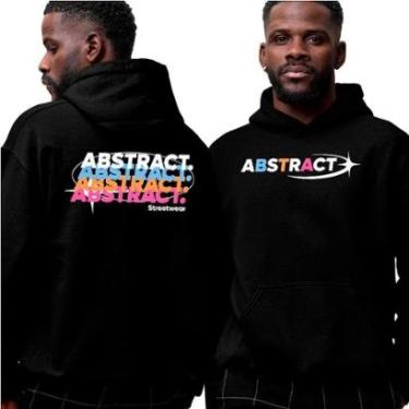 Imagem de Moletom Canguru Com Capuz‎ Logo Street Abstract Colorful-Unissex