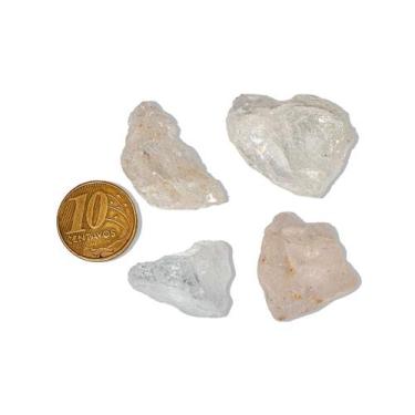Imagem de Kit 4 Topázio Branco 20 a 30mm Bruto Natural Pedra de 2025 - Cristaisd