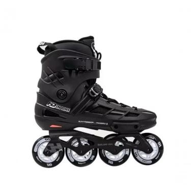 Imagem de Patins Adulto New Skull Preto Hd Inline Tamanho 42-43