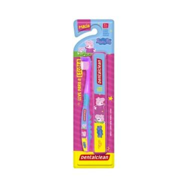 Imagem de Escova De Dente Infantil Escolar Peppa - Dentalclean