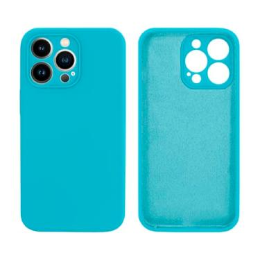 Imagem de Capinha Compativel com iPhone 13 Pro Com Proteção de Câmera em Silicone com Interior Aveludado