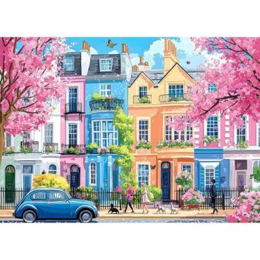 Imagem de Quebra-cabeça Blueforest Sakura Blossom Street 1000 peças