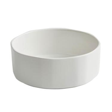 Imagem de URGDWEKJY Dinnerplates Tigela de sopa de cerâmica octogonal simples, bacia grande de chucrute e peixe, tigela de peixe fervida com sangue peludo doméstico e bandeja de jantar (B)