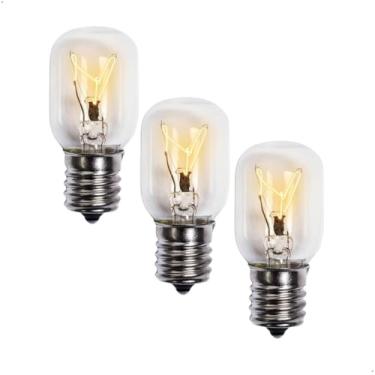 Imagem de Kit 3 Lâmpadas Incandescentes 220V 15W E14 Forno Fogão Geladeira Micro-ondas – Tem Luz | G-Light