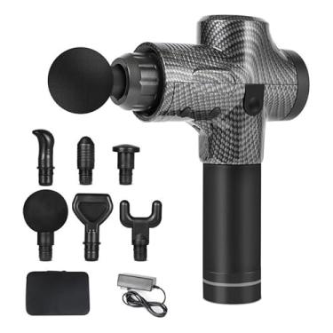 Imagem de Pistola Massageadora Profissional Liberação Miofascial | 5 Ponteiras + Case | 3200 RPM | Fisioterapia e Esportes