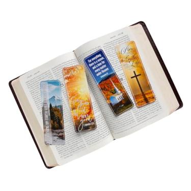 Imagem de Fun Express Cenário de outono de 15 cm com marcadores de livro de cartolina em versículo da Bíblia - 24 peças