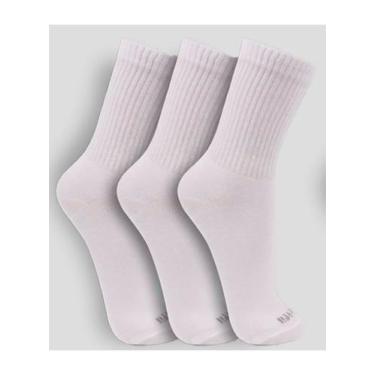 Imagem de Kit/3 Meia Cano Médio Trifil T8012K Unissex Canelada Performe Algodão 