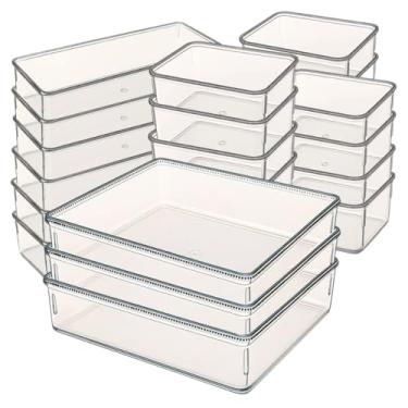 Imagem de Organizadoras em Acrílico Transparente para Casa e Escritório