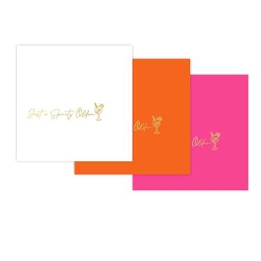 Imagem de JarThenaAMCS Guardanapos de coquetel mais antigos, apenas um spritz, guardanapo de bebida, folha tricolor, dourado, aperol, spritz, guardanapo de papel descartável para despedida de solteira, artigos