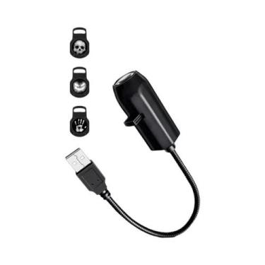 Imagem de Luz Noturna LED De Halloween Com Projetor De Caveira E Fantasma, USB, 