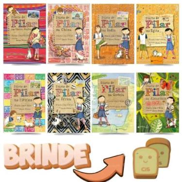 Imagem de Coleção Diário De Pilar - 8 Livros: + Brinde Exclusivo: Borrachinhas M