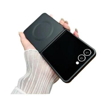 Imagem de Capa De Silicone Líquido Magnético Macio Para Samsung Galaxy Z Flip 7 