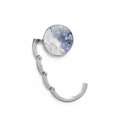 Imagem de Gancho de mesa abstrato para sombreamento de tinta aquarela com fecho decorativo dobrável