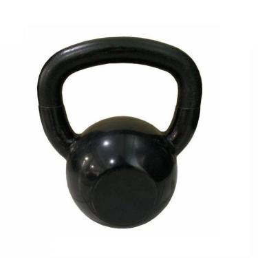 Imagem de Kettlebell 10KG Emborrachado Preto