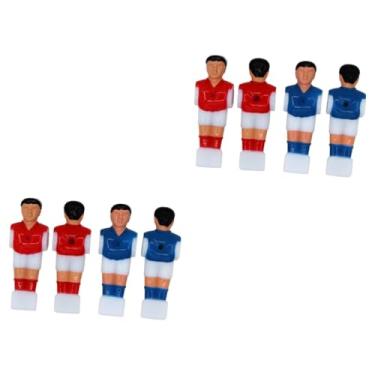 Imagem de BESPORTBLE 8 Peças Minibonecas Peças De Mesa De Pebolim Ternos Para Homens Jogador De Futebol Jogadores Substitutos De Pebolim Futebol Infantil Presentes Masculinos Cara Acessórios Substituir