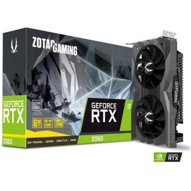 Imagem de Placa de Vídeo Zotac Gaming NVIDIA GeForce RTX 2060, 6GB, GDDR6 - ZT-T20600H-10M