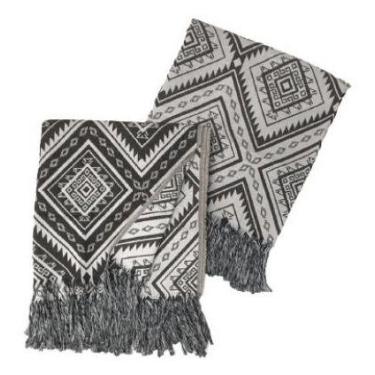 Imagem de Xale Manta para Sofá Poltrona Cama em Jacquard 1,40x1,60m Decorativa L