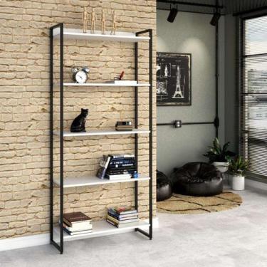 Imagem de Estante Studio III Branca 80 cm - Compace