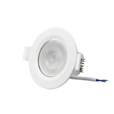 Imagem de Spot Led 3w Embutir Redondo 3500K Branco Quente - Decoração Casa Loja 