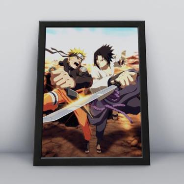 Imagem de Quadros Decorativa de Parede para quarto e sala tema Akatsuki Naruto S
