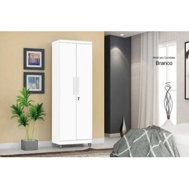 Imagem de Armário Multiuso Com Chave Branco Combate - moveis amelia