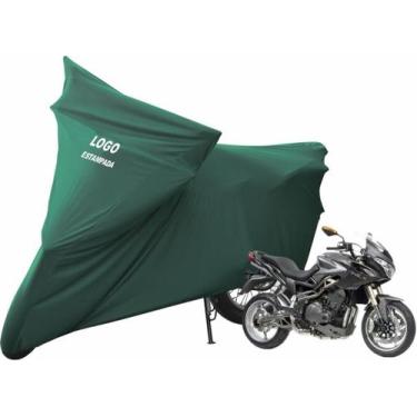 Imagem de Capa Protetora De Cobrir Moto Benelli TRE Com Logo - Mz, Verde