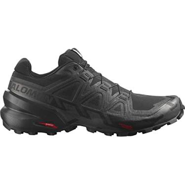 Imagem de Salomon T nis de caminhada masculino Speedcross 6, Preto/preto, 12.5