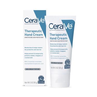 Imagem de Creme para mãos CeraVe Therapeutic para mãos secas e rachadas 90mL