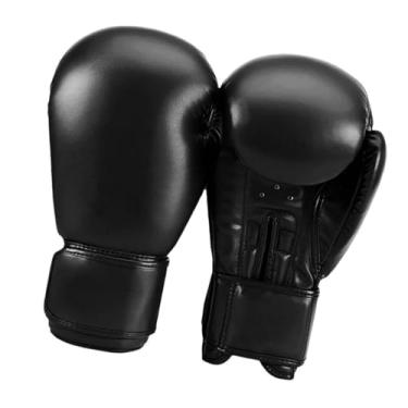 Imagem de Dynwave Luvas de boxe para adultos almofadas, ventilação, saco de pancadas, foco luvas respiráveis ​​para combater o treino esportivo fitness homens e, Preto
