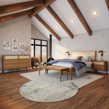 Imagem de Cômoda 6 Gavetas Madeira Maciça Viena Mel