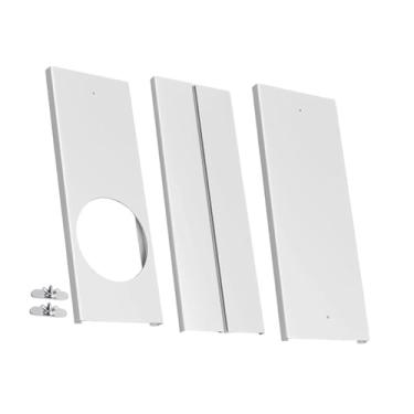 Imagem de Generic Kit de janela para ar condicionado portátil, kit de ventilação deslizante, peças de reposição segmentadas telescópicas, mangueira de exaustão, painéis