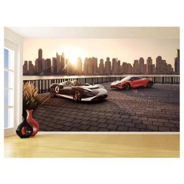 Imagem de Papel De Parede 3D Carro Mc Laren Pista Super 3,5M Car277 - Você Decor