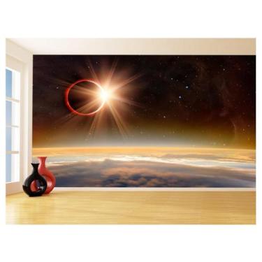 Imagem de Papel De Parede Espaço Estrelas Eclipse Solar 3,5M Nsp146 - Você Decor