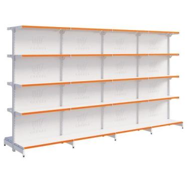 Imagem de Prateleira Gondola Fit 40 Centro 1 Inicial e 3 Continuações 1,70m Loja