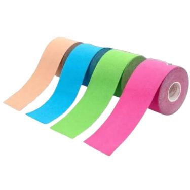 Imagem de Fita De Cinesiologia Bandagem Adesiva Elástica Esporte