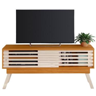 Imagem de Rack Bancada 65 Pol 150 Cm 2 Portas Frizz Madetec