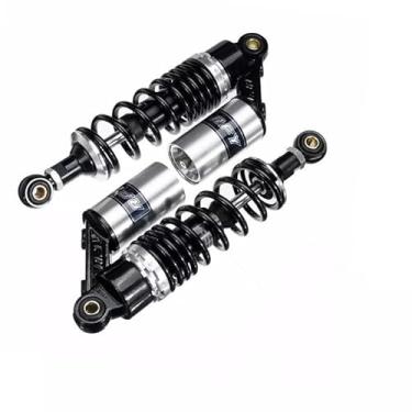 Imagem de Hegeiis 280 mm 27.9 cm 7 mm mola universal motocicleta amortecedor de ar suspensão traseira quadriciclo scooter moto sujeira para CBR600 CBR400 CB500 EXC XCF preto prata