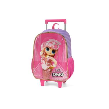 Imagem de Mochila LOL OMG com Rodas Rosa