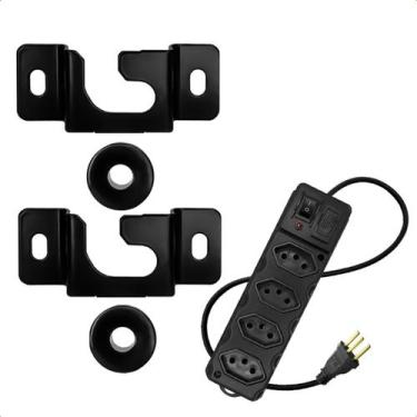 Imagem de Suporte Para Tv Universal 13 a 70 Pol Fixo Até 60Kg Preto Contém Filtr