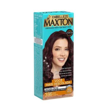 Imagem de Embelleze tintura maxton kit 4.86 marron cereja