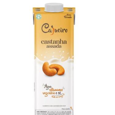 Imagem de Leite Vegetal CAJUEIRO CASTANHA ASSADA+AGUA E SÓ 1L X 06 UND