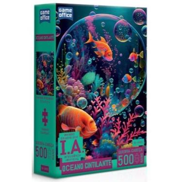 Imagem de Quebra-cabeça Oceano Cintilante 500 peças Nano puzzle Toyster