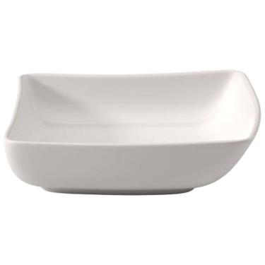 Imagem de Tigela Pequena com Capacidade de 450mL, Material de Porcelana Premium e Formato Quadrad...
