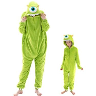 Imagem de Pijama COSUSKET Mike Wazowski, macacão de flanela